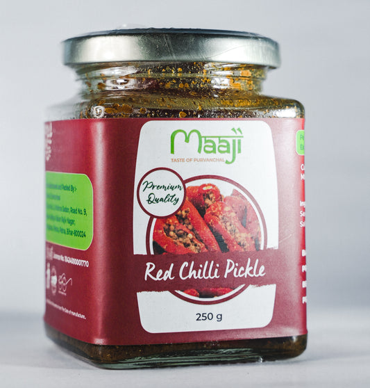 Stuffed Red Chilli Pickle | लाल मिर्च का भरवां अचार